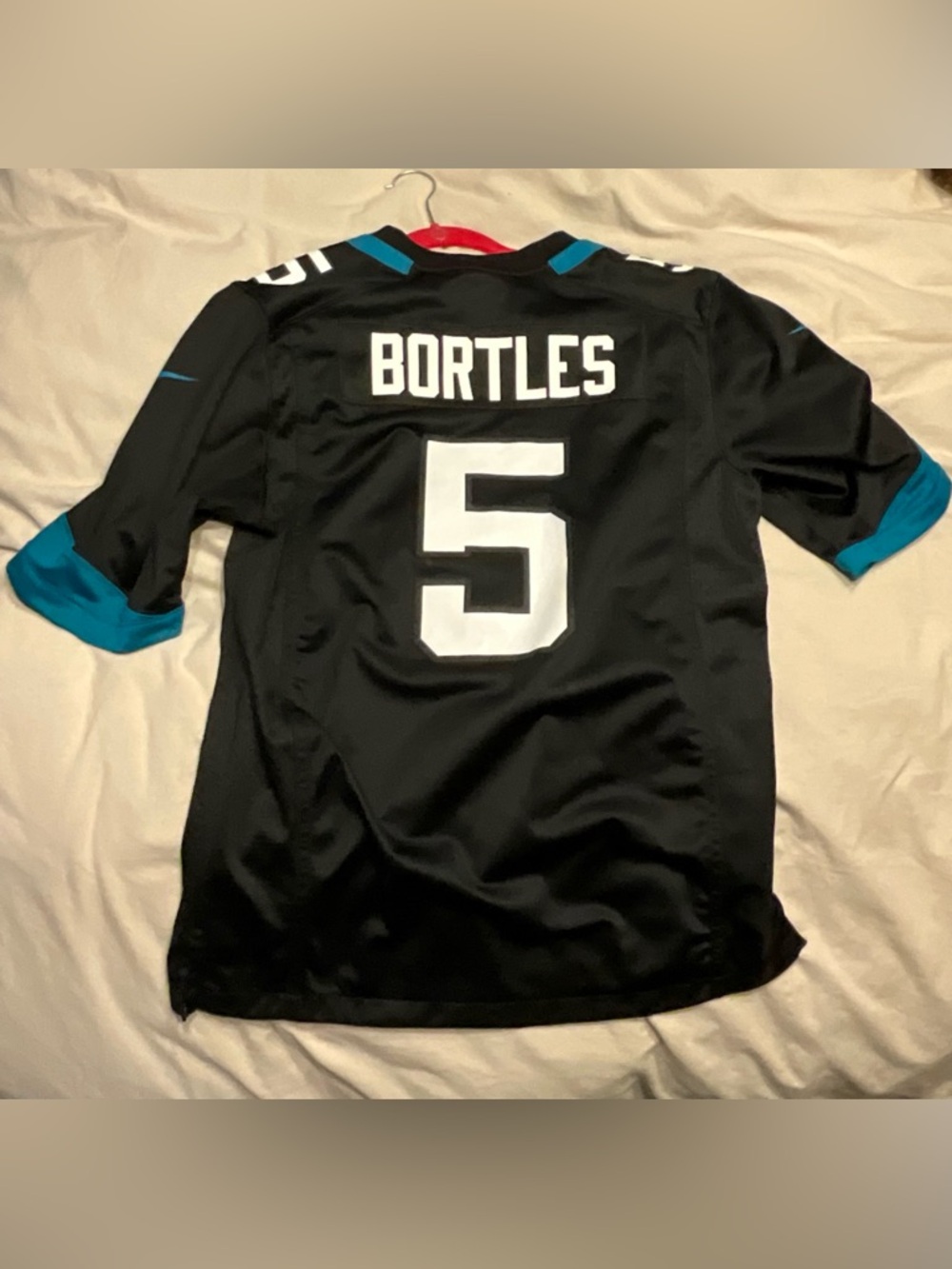 Blake Bortles #5 Jacksonville Jaguars Black Jersey with Teal Accents